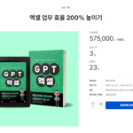 엑셀 업무 효율 200% 높이기 텀블벅 첫날 성공